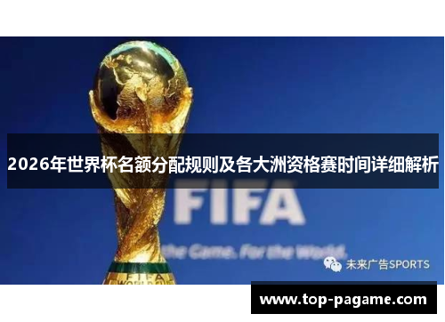 2026年世界杯名额分配规则及各大洲资格赛时间详细解析
